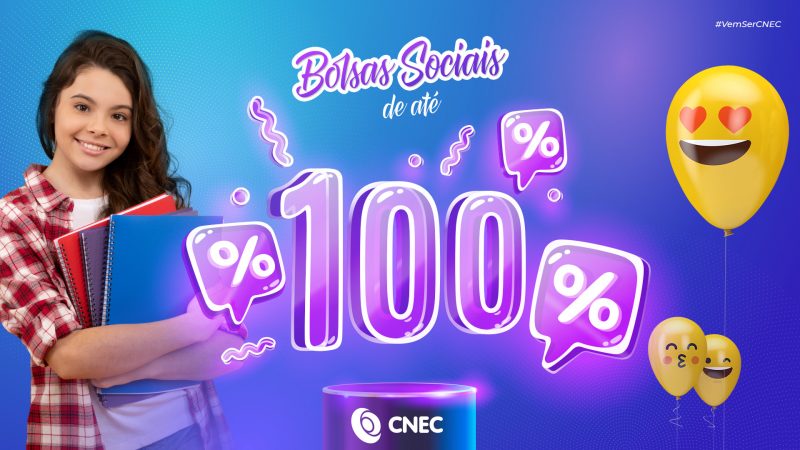 CNEC oferta mais de 1000 bolsas sociais de até 100%